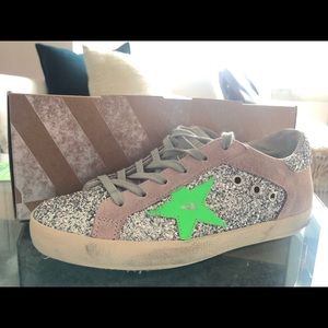 Golden Goose BRAND NEW Superstar Neon Star Low Top